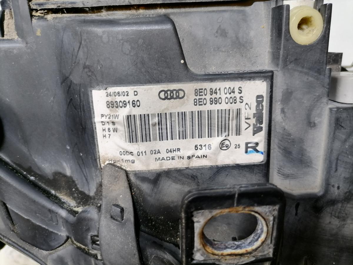 Audi A4 8E B6 original Xenonscheinwerfer vorn rechts Bj.2002